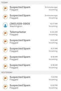 Spam Calls on your smartphone