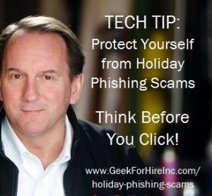 holiday phishing scams