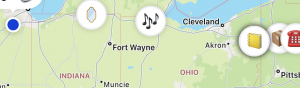 Moving with Apple AirTags track the location of boxes during move from Chicago to Pennsylvania